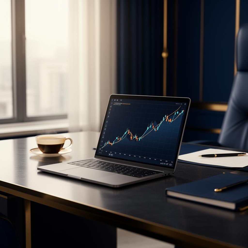 Professional financial advisory workspace